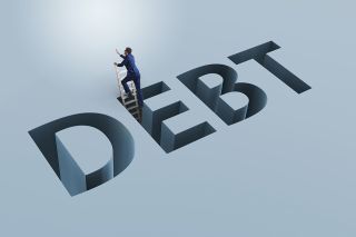 © Elnur - stock.adobe.com Foto: Schriftzug DEBT