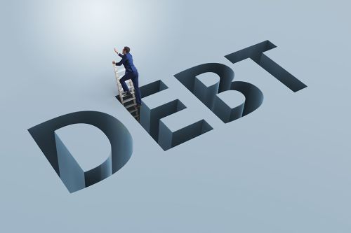 © Elnur - stock.adobe.com Foto: Schriftzug DEBT